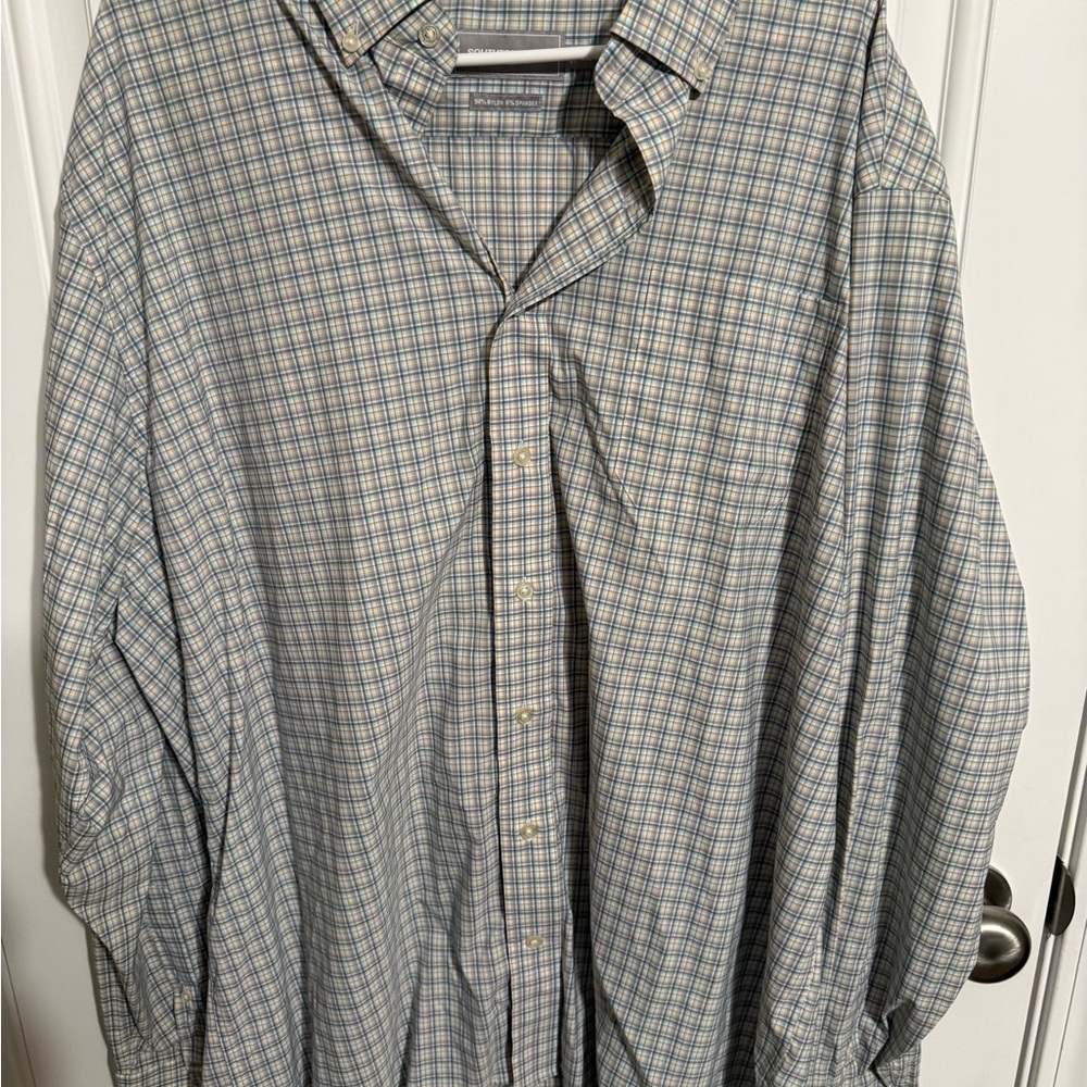 Southern Shirt Plaid Button Down - XXL